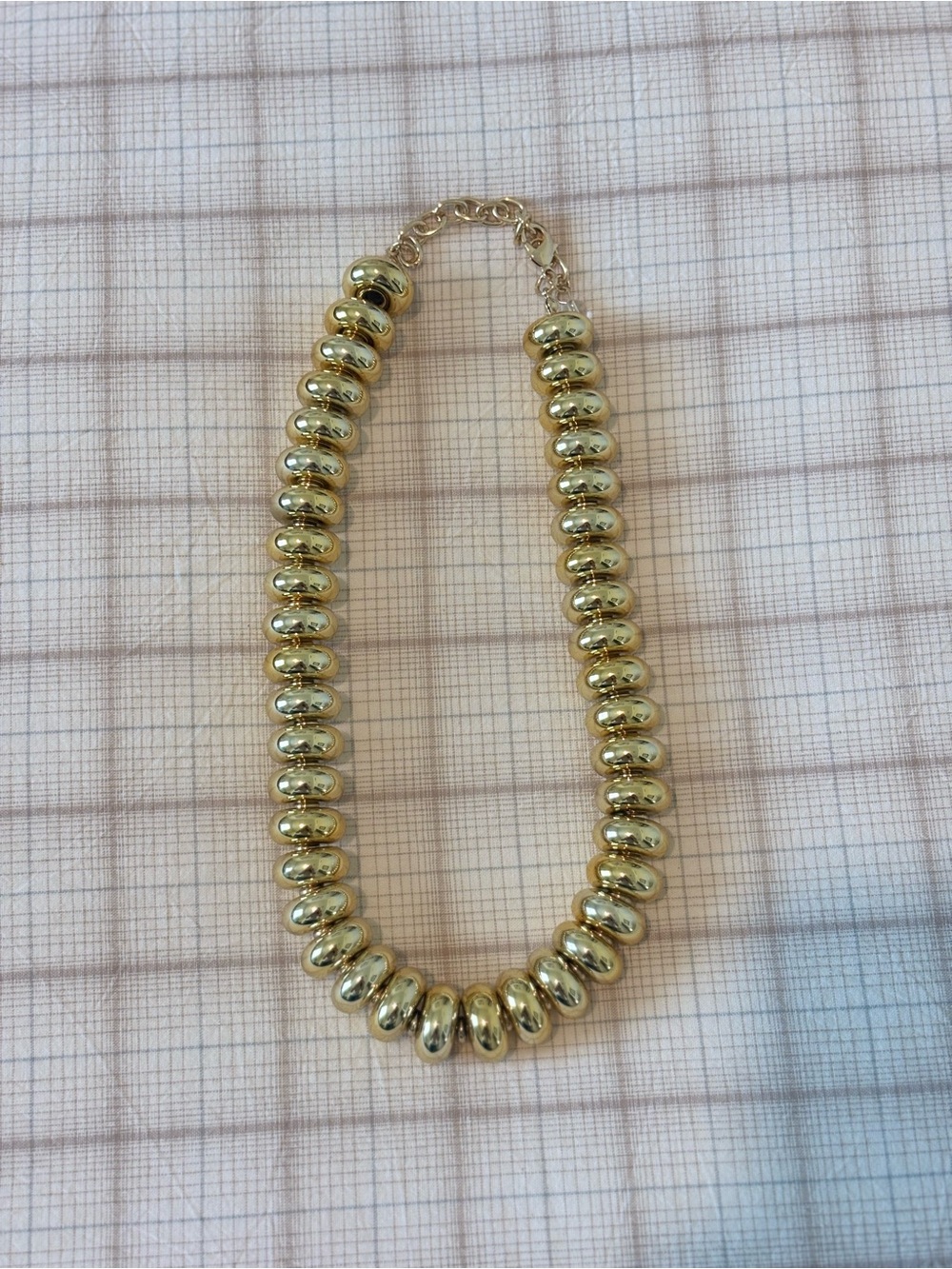Amazon Gold Bead Collar Necklace